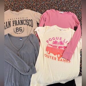 Juniors girls shirt lot
